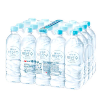[백산수] 백산수_무라벨_생수 500mlx20병