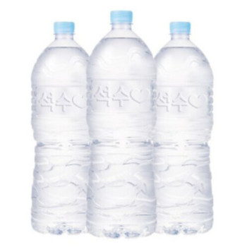 [석수] 하이트진로석수_무라벨_생수 2Lx6병