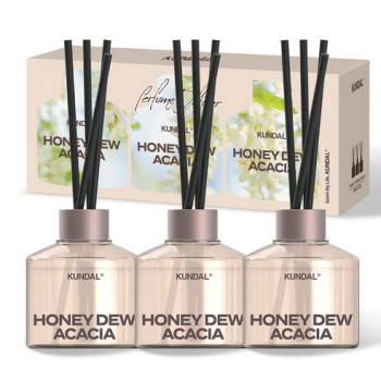 쿤달 퍼퓸 디퓨저+섬유스틱 세트 200ml 3개입