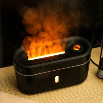 포른 불멍 물멍 해파리 무드등 미니 가습기 블랙