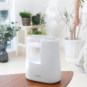 아이리스 가열식 가습기 화이트