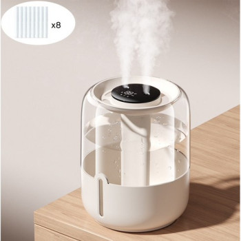 홈해락 습도표시 무드등 무소음 대용량 가습기 4L 베이지