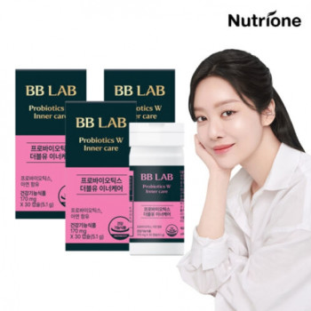 [뉴트리원] 차주영 비비랩 프로바이오틱스 W 이너케어 질 유래 유산균 [3박스/6박스]