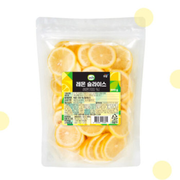 [뉴뜨레] 새콤한 레몬슬라이스 500g×2ea [냉동]