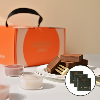 [츄퍼초코] 생초콜릿 선물세트B (쑥나아라 130g×3개)