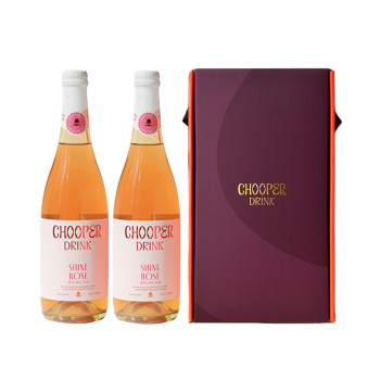 [츄퍼] 무알콜 와인 선물세트G (샤인 로제 750ml×2개)