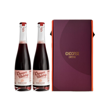 [츄퍼] 무알콜 와인 선물세트B (버블리 피치 샹그리아 375ml×2개)