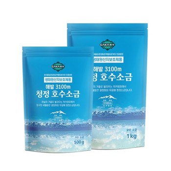 [새벽애] 티베트고원 3100m 차카염호 호수소금 500g (굵은소금)