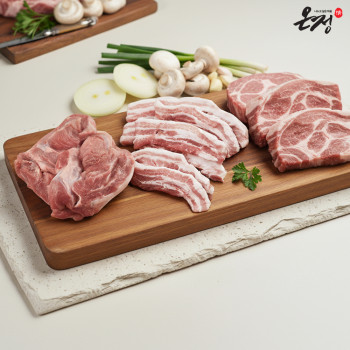 [온정:情] 보성녹돈 삼겹살500g+생목살500g+앞다리500g / 보쌈용