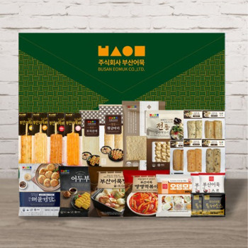 [(주)부산어묵] 선물세트 4종 [실속/고급/스페셜/프리미엄] 부직포가방