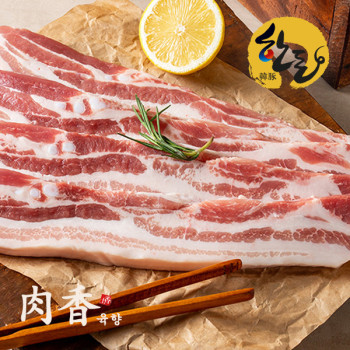 [육향] 한돈 1등급 삼겹살 500g(구이/숯불/보쌈/대패/제육/찌개)/용도별 두께 선택