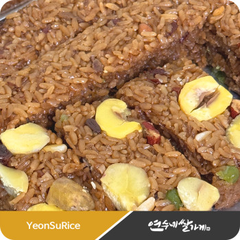 약밥 대추고약밥 국산밤 국산쌀 건강 아침대용 햅쌀 궁전예가