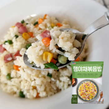 [한우물] 가마솥 직화방식_햄야채 볶음밥 250g*10봉