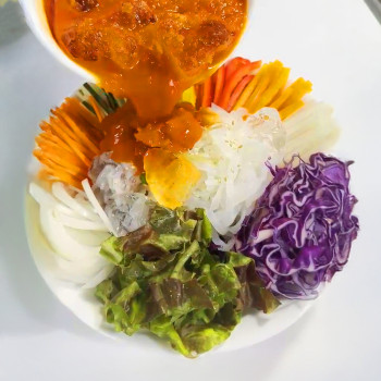 [미가원] 한치 물회 1인/2인세트 (한치+육수+야채)