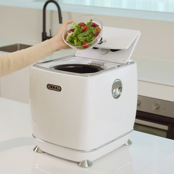 [에코체] 대용량 음식물 처리기 4리터 (ECC-888WC) 화이트크롬