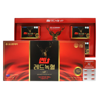 [코오롱제약] 쎈 레드녹혈 VIP (550mg*120정)