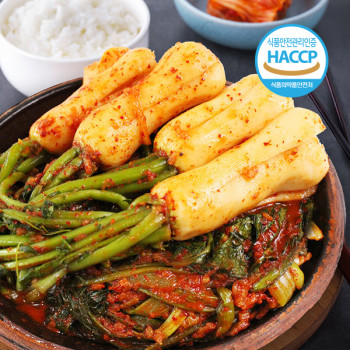 [누리는특가] *2개구매시 1kg 추가증정(총3kg발송)* 하늘김치 전라도 총각김치 (알타리) 1kg /국내산재료