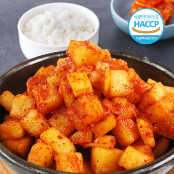 [하늘김치] 전라도 깍두기 / 국내산 재료 / 중량선택