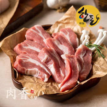 [육향] 한돈 1등급 가브리살 300g (구이/덩어리) / 용도별 두께 선택