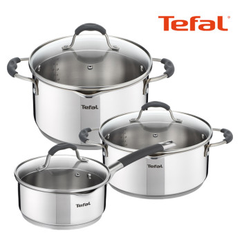 [테팔] 일리코 스텐리스 냄비 편수16+양수20+곰솥22cm
