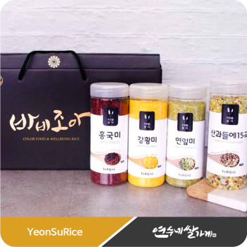 바비조아 프리미엄 450gX4종 선물세트 선물포장 소포장