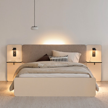 룬드빅 로우 LED 저상형 호텔침대 프레임 SS/Q/K/LK