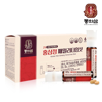 [동의삼] 홍삼정 패밀리타임샷 (액상 20ml + 정제 500mg x 2정) x 14병