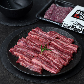 [한우드소] 아산맛집 무항생제 한우 갈비살 200g 1++등급