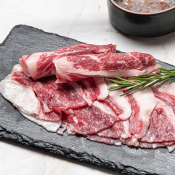 [한우드소] 아산맛집 무항생제 한우 차돌박이(급냉) 200g  1++등급