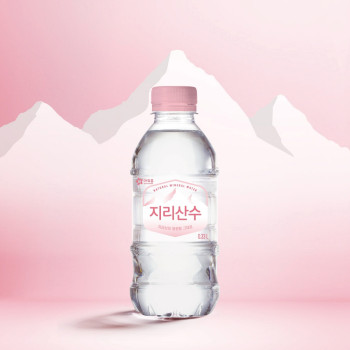 [아워홈] 지리산수 핑크 미니 생수 330mlx40병/60병/80병