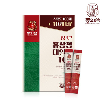 [동의삼] 6년근 홍삼정데일리100 10g x 110포