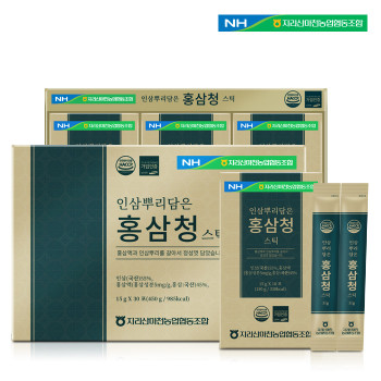 [지리산마천농협] 인삼뿌리담은 홍삼청 스틱 15g x 30포