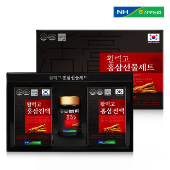 [진부농협] 활력고 홍삼선물세트 240g + 70ml x 20포