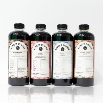 [오마켓] 익스펙트커피 콜드브루 원액 1000mll 4종 (디카페인/초코퍼지/비터홀릭/오로라)