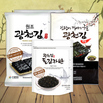 원조광천김 전장김/도시락김/김자반/구운김 9종 택1