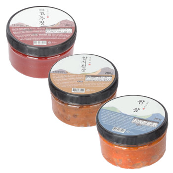 [천연의향]명품고추장/한식된장/쌈장 소용량 10종 택1