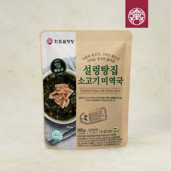 [한촌설렁탕] 설렁탕집 소고기미역국 500g*6팩