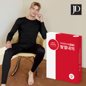 제임스딘 남성용 고신축 기능성 발열내의 남자 내복세트