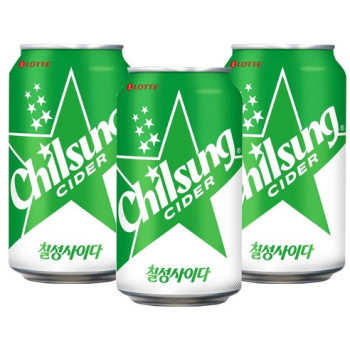 칠성사이다 355ml 캔 (업소용) x 24개