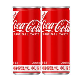 코카콜라 245ml 캔 (업소용) x 30개