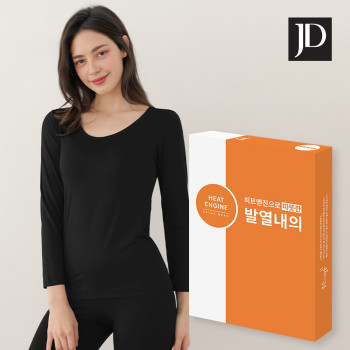 제임스딘 여성용 고신축 기능성 발열내의 내복세트