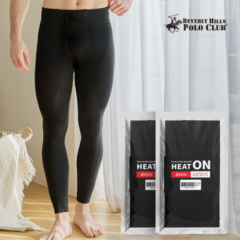 비버리힐즈 남성용 내복보다 따뜻한 히트온 기모 타이즈 남자 스판 레깅스 2매세트