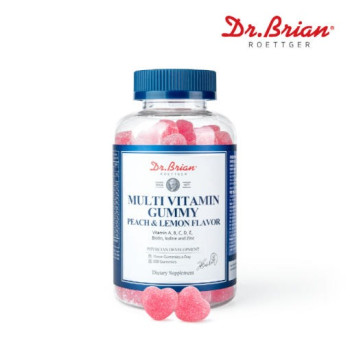 [닥터브라이언] 멀티비타민 구미 피치&레몬 플레이버(100구미)