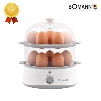 [보만] 2단트레이 과열방지 계란찜기 계란삶기 찜기EB7210WG