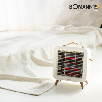 [보만] 레트로 원적외선 전기난로 전기히터 2구 IEH2051W(화이트)