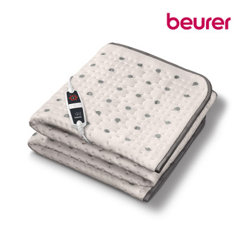 [단독특가] 보이러 전기요 UB06 1인용 싱글 6단 빅 도트 베이지