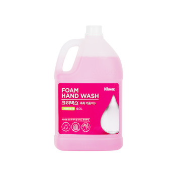 [크리넥스] 촉촉 거품비누 대용량 폼솝 4L 그린플로랄향 손세정제 핸드워시