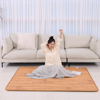 [나비홈] 2026년형 국내생산 전자파차단 무자계 온열 탄소 연질 모노륨 전기 매트 / 더블