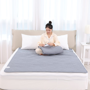 [나비홈] 2026년형 국내생산 전자파차단 무자계 온열 탄소 워셔블 전기요 다크그레이 / 더블