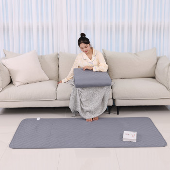 [나비홈] 2026년형 국내생산 전자파차단 무자계 온열 탄소 워셔블 전기요 다크그레이 / 슈퍼싱글